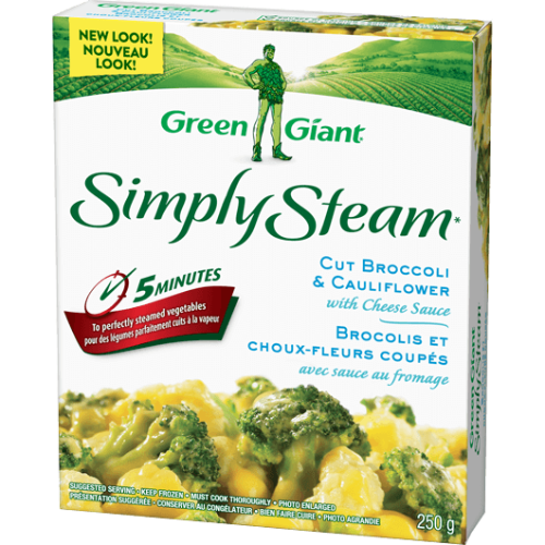 Green Giant Simply Steam Vegetables Broccoli & Cauliflower with Cheese Sauce