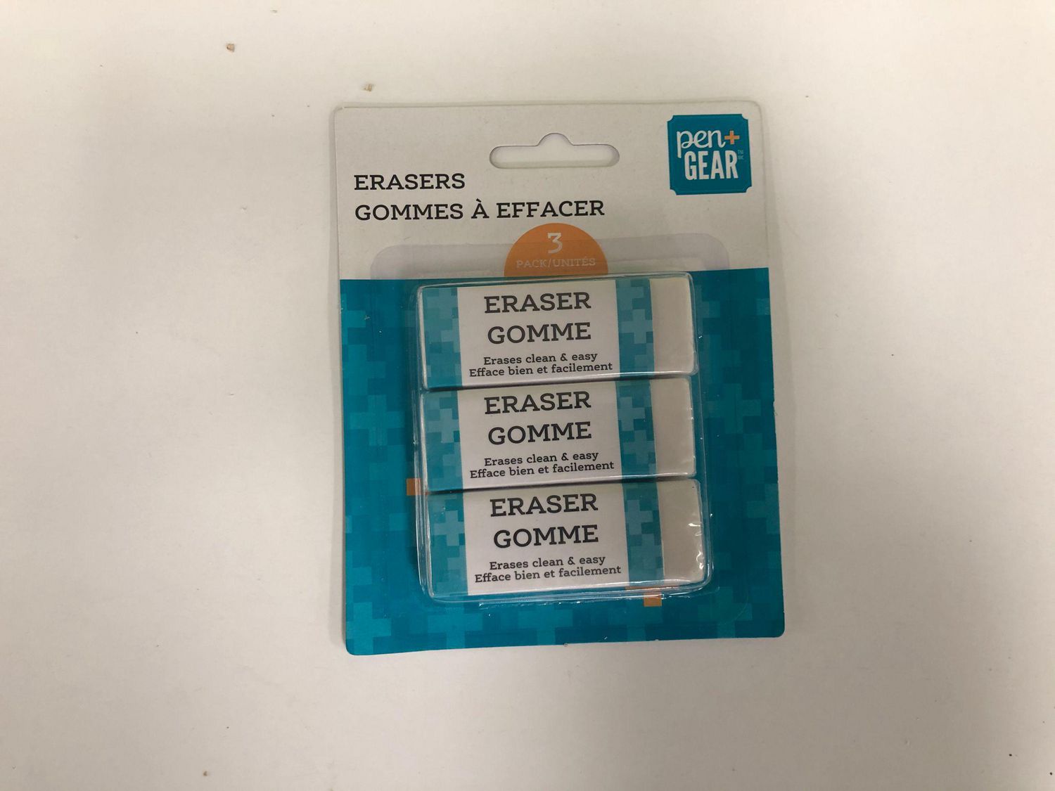 Pen + Gear Eraser 3pk