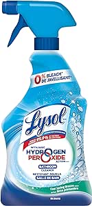 Lysol Bathroom Cleaner With Hydrogen Peroxide Cool Spring Breeze 650ml