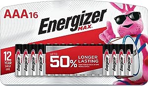 Energizer Max AAA Batteries 16pk