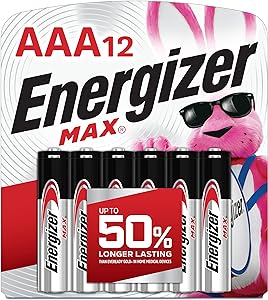 Energizer Max AAA Batteries 12pk
