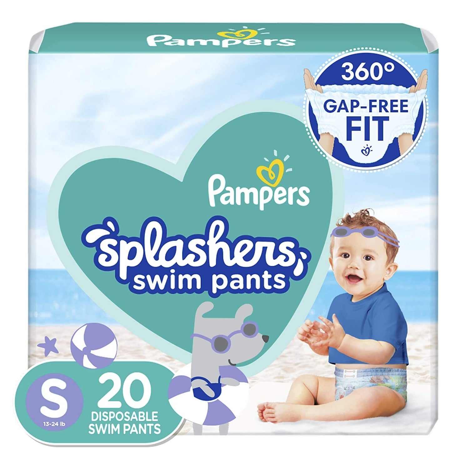 Pampers Splashers Swim Pants Small 20 count
