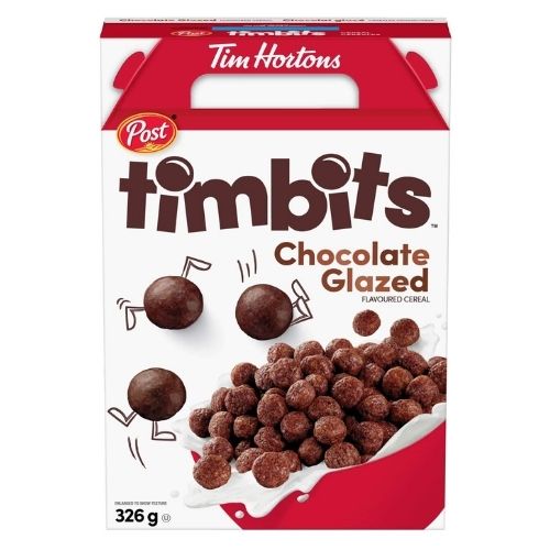 Post Timbits Cereal Chocolate Glazed 326g