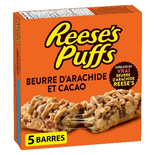 Reese Puffs Peanut Butter & Cocoa Cereal Bars 120g