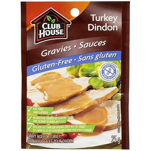 Club House Turkey Gravy Mix Gluten Free 25g