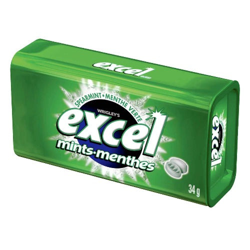 Excel Spearmint Mints 34 g