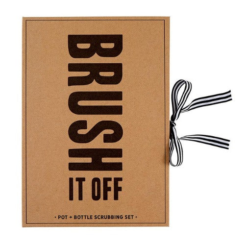 Brush It Off Pot + Bottle Cleaning Book Gift Box