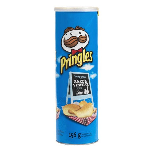 Pringles Salt & Vinegar Can Potato Chips 156 g