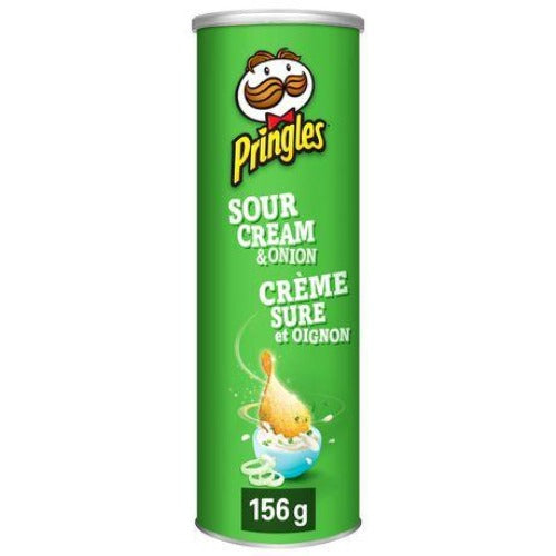 Pringles Sour Cream And Onion Can Potato Chips 156 g