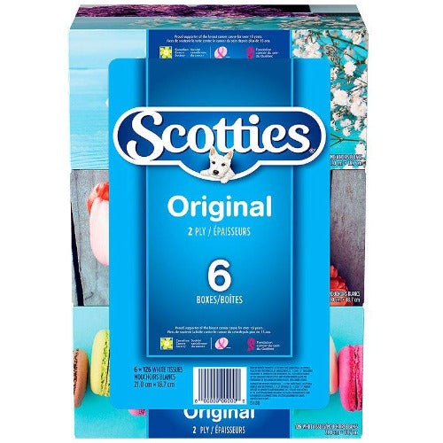 Scotties 2 Ply Tissues 126 ct 6pk