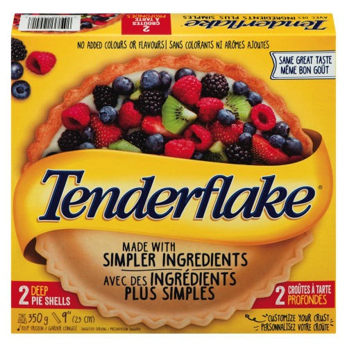 Tenderflake Deep 9" Pie Shells 350g 2ct
