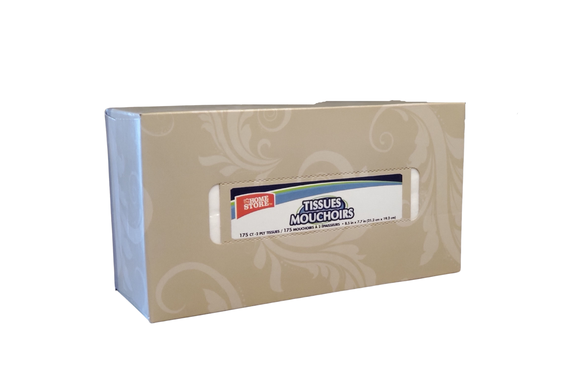The Home Store 2 Ply Facial Tissues 175ct
