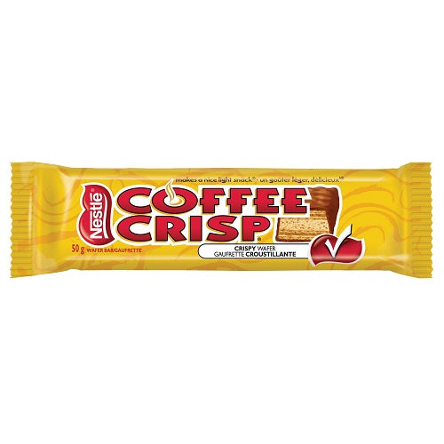Nestle Coffee Crisp Single Chocolate Bar 50 g