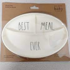 BEST MEAL EVER / Rae Dunn Silicone Baby Plate
