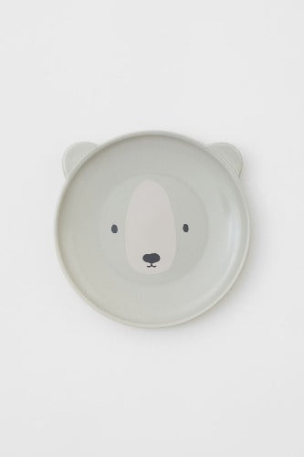 Bear Plate/Porcelain