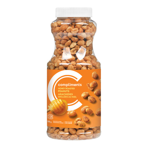 Compliments Honey Roasted Peanuts 700 g