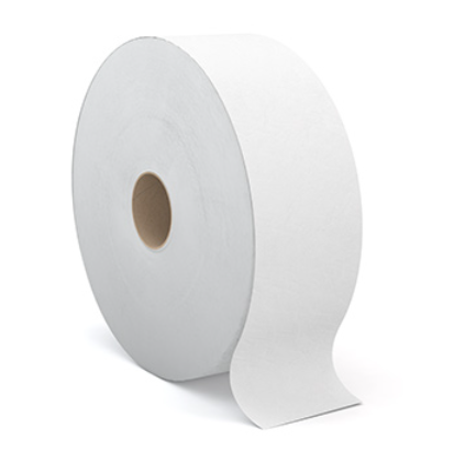 Perform 2 Ply 1250' White Jumbo Toilet Tissue 6ct