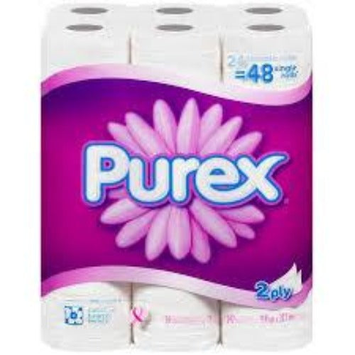 Purex Double Roll Toilet Tissue 2 Ply 24ct