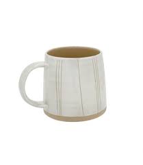 Stripe Sandstone Stoneware Mug