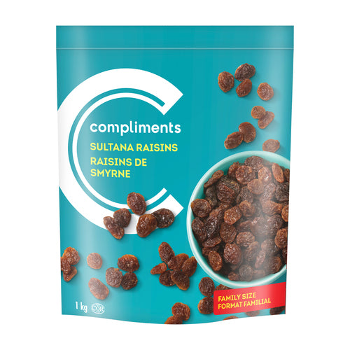 Compliments Raisins Sultana 1kg