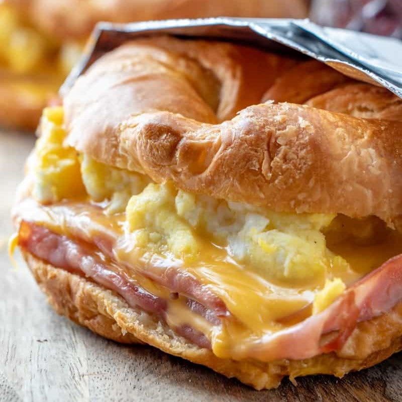 10 Ham and Egg Croissants