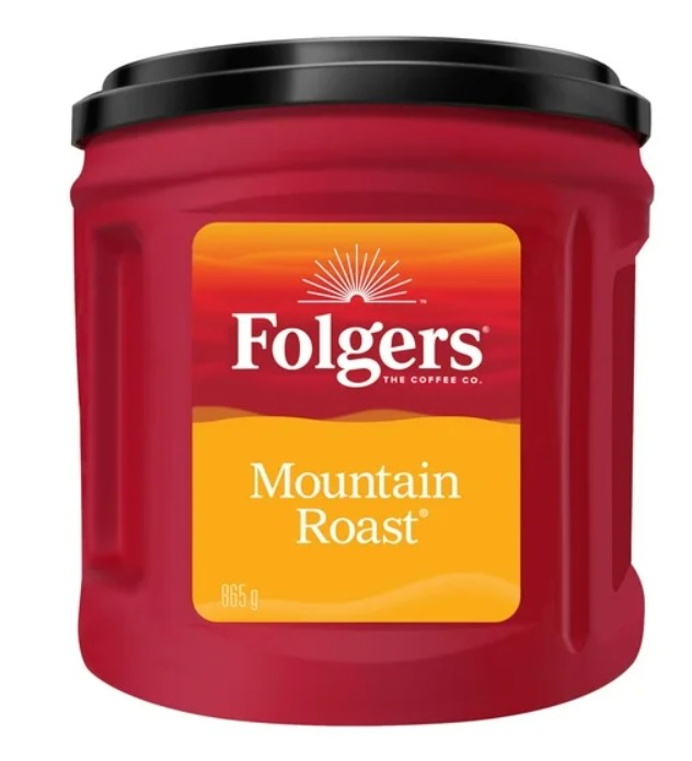 Folgers Mountain Roast Ground Coffee 865 g