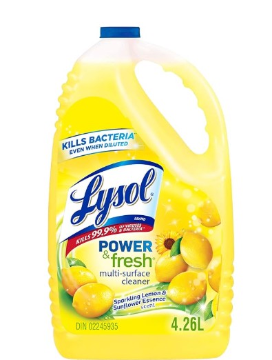 Lysol Multi-Surface Cleaner & Disinfectant Lemon 4.26L
