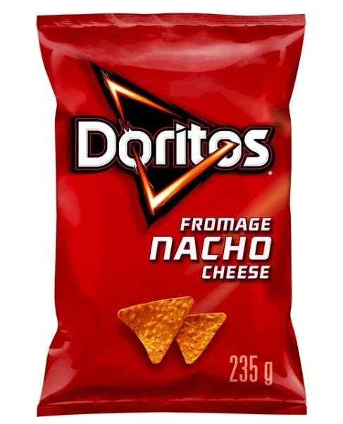 Frito Lays Doritos Nacho Cheese 235g