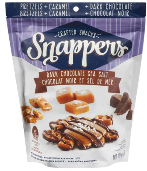 Snappers Dark Chocolate Sea Salt Snack Food 170 g