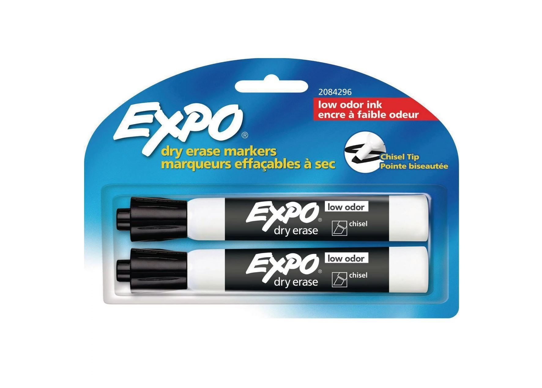 Expo Black Dry Erase Markers 2pk