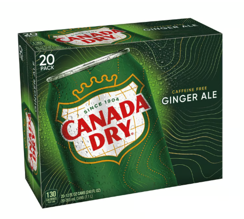 Canada Dry Ginger Ale 20ct