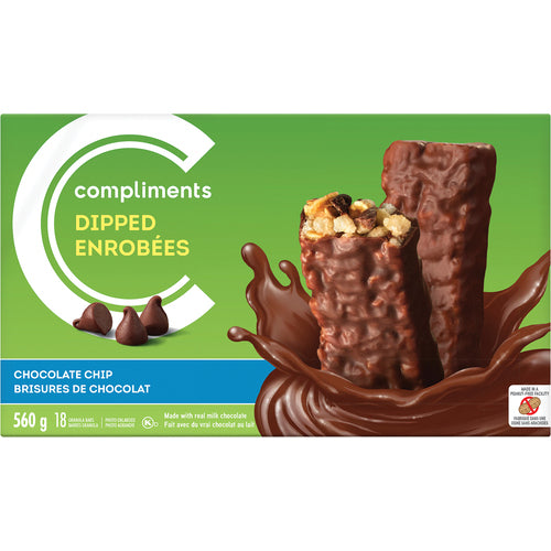 Compliments Chocolate Chip Coated Granola Bars 560 g
