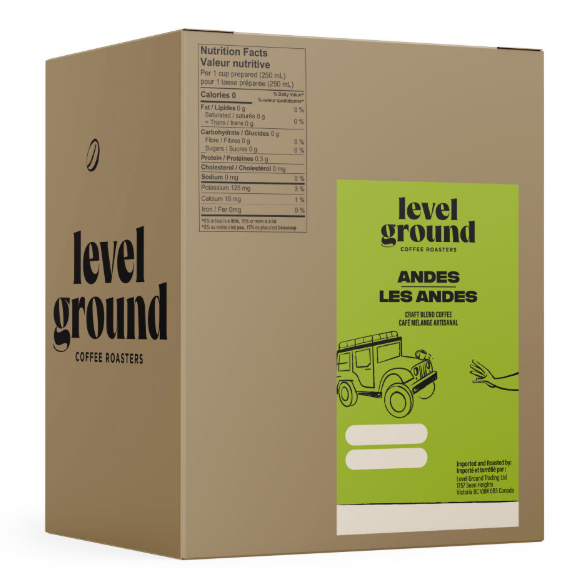 Level Ground Andes Medium Coffee Beans 5lb