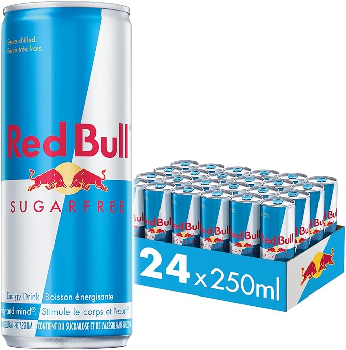 Red Bull Sugar Free Energy Drink 24x250ml
