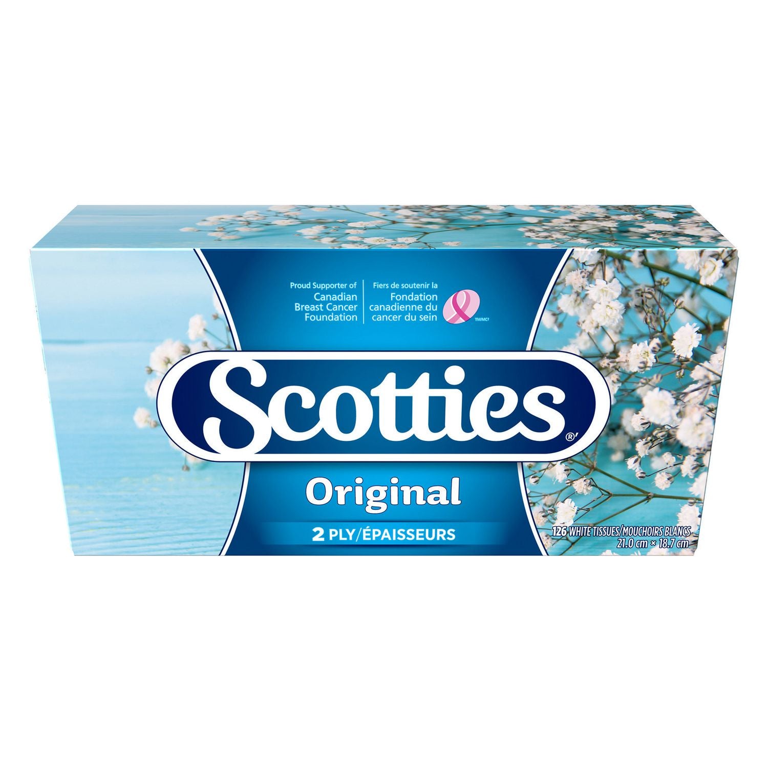 Scotties 2 Ply Tissues 126ct Single Box