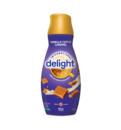 International Delight Vanilla Toffee Caramel Coffee Creamer 946ml