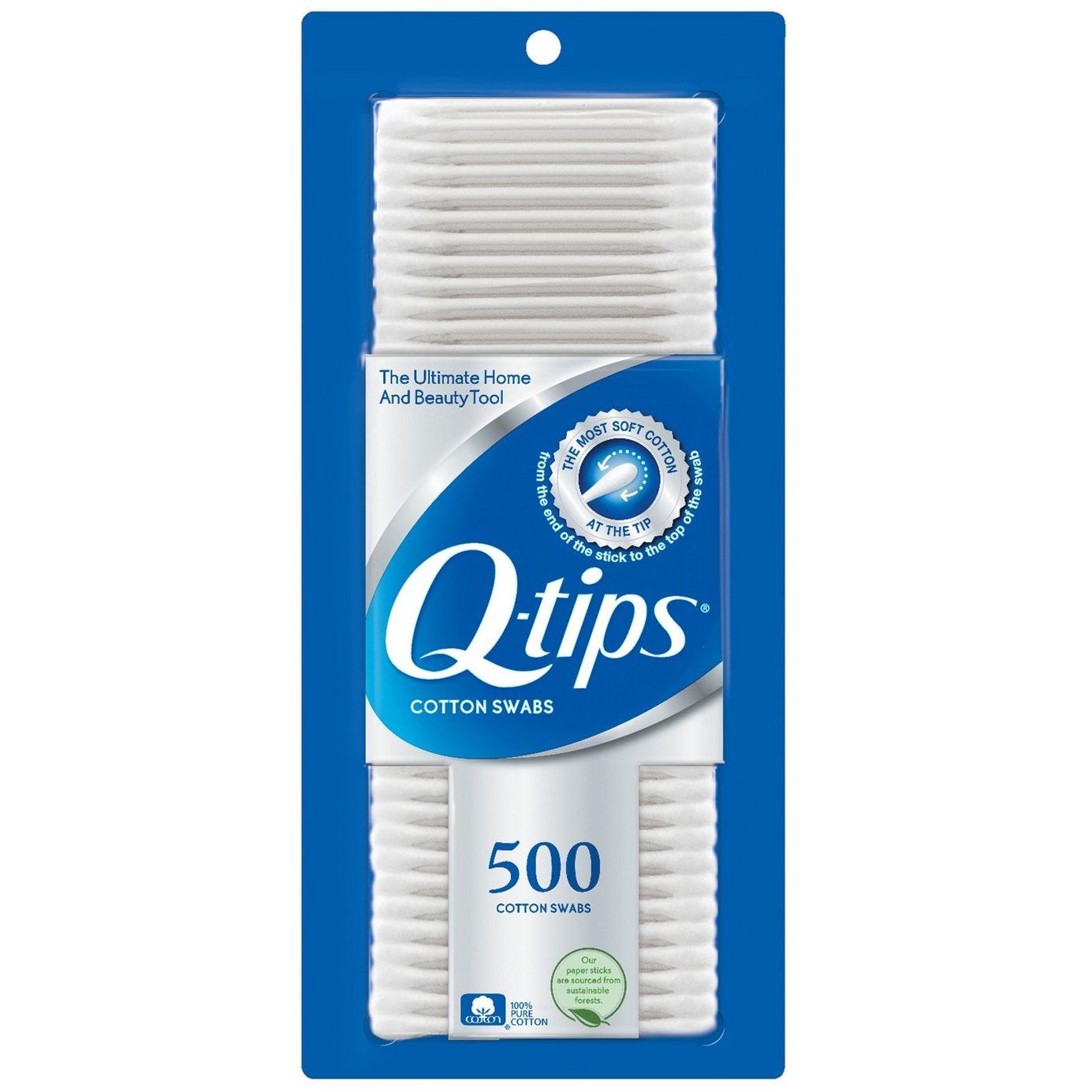 Q-tips Cotton Swabs 500