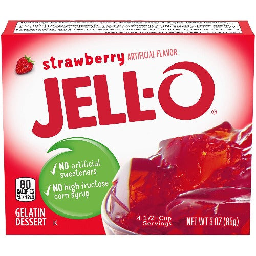 Jell-O Strawberry Jelly Powder 85 g