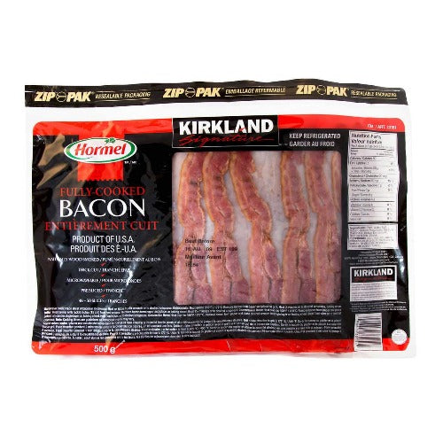 Kirkland Fully Cooked Bacon 500g