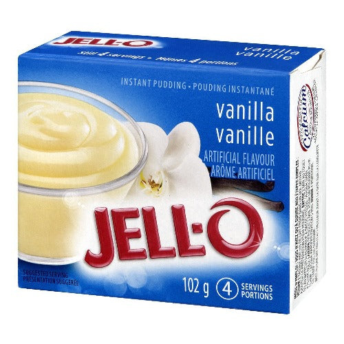 Jell-O Vanilla Instant Pudding 102g