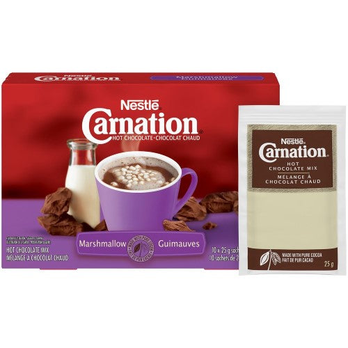 Nestle Carnation Hot Marshmallow Chocolate 10 x 25g