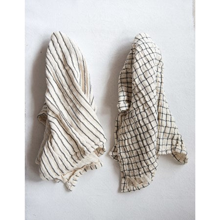 Natural/Black Dish Towel