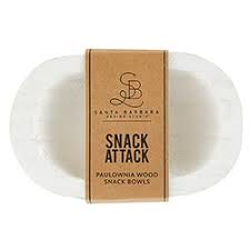 Snack Attack Paulownia Snack Dish Set of 2