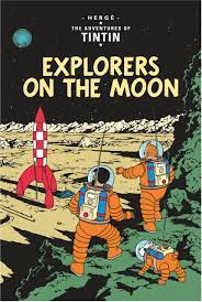 Explorers on the Moon Tintin Book