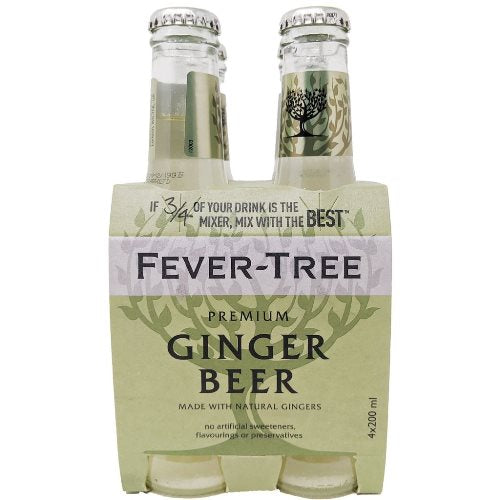 Fever-Tree Ginger Beer Soft Drink 4 x 200 ml